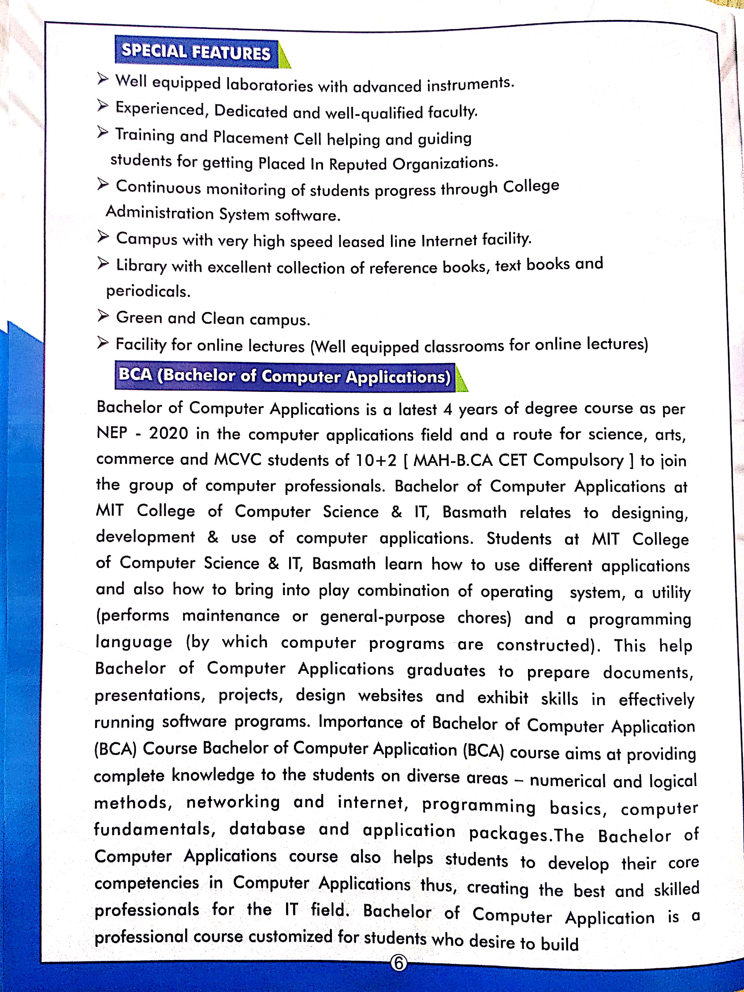 Prospectus page 18